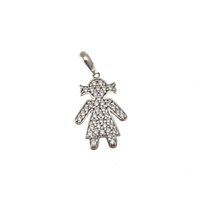 Charm Damiata Gioielli Mujer in Oro blanco Zircone 727/7/102 - 727/7/102